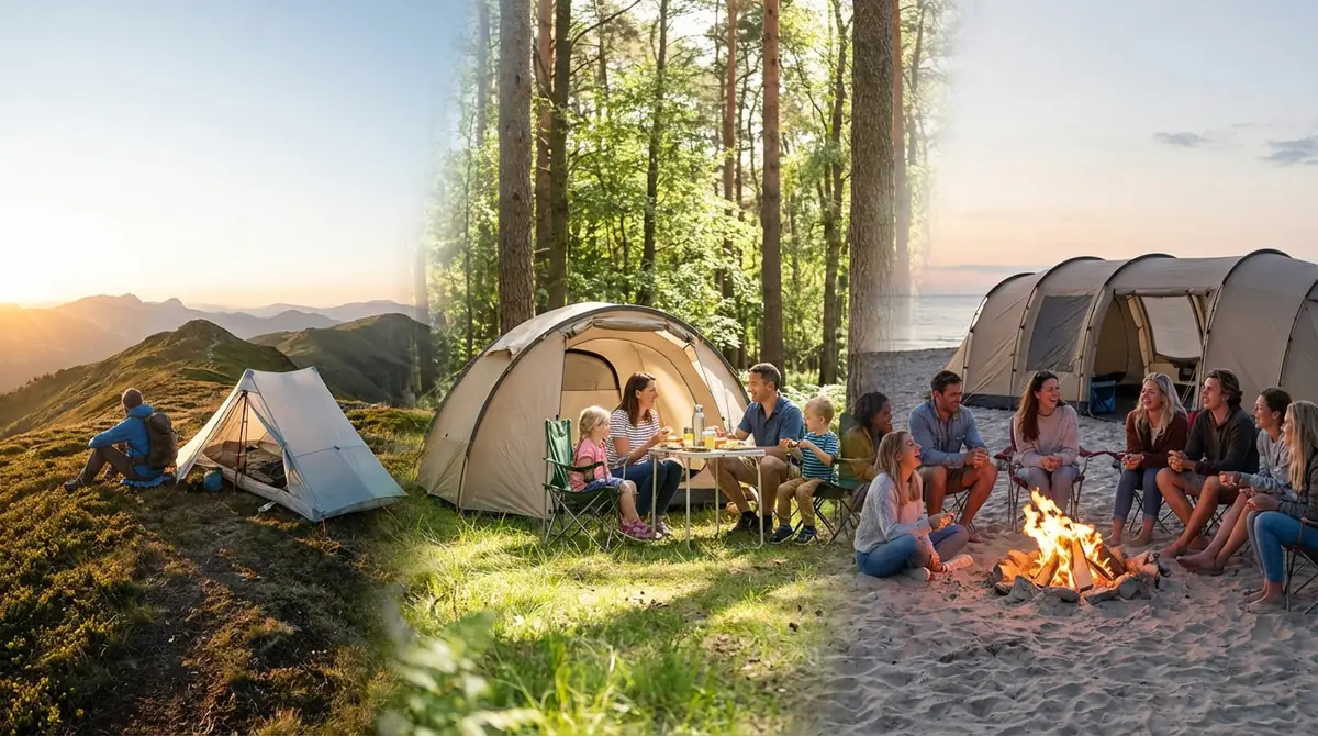 【シーン別】あなたに最適なテントサイズはこれ