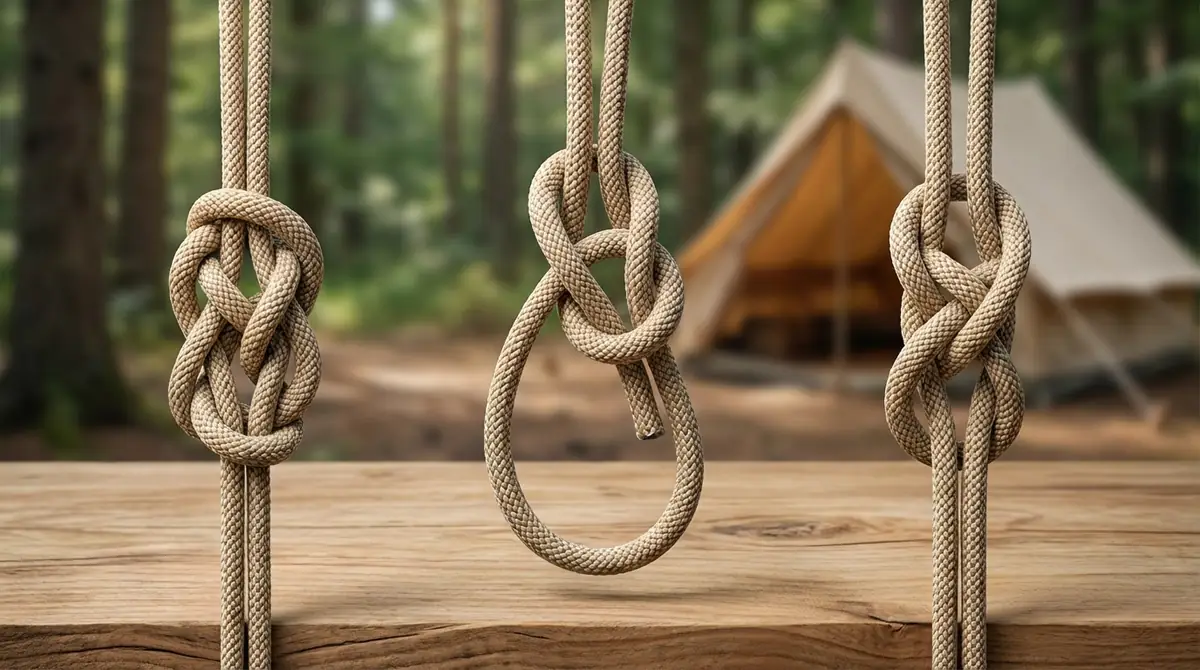 テントロープの結び方を覚えるべき3つの理由