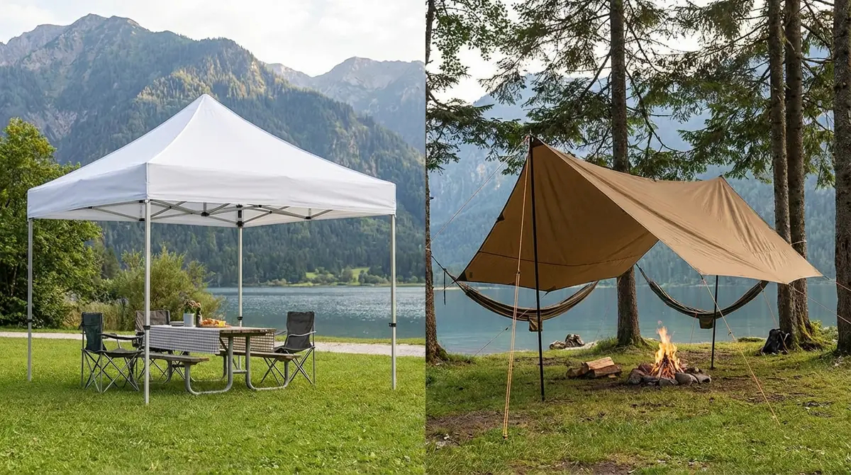 キャノピーとタープの違いを押さえよう