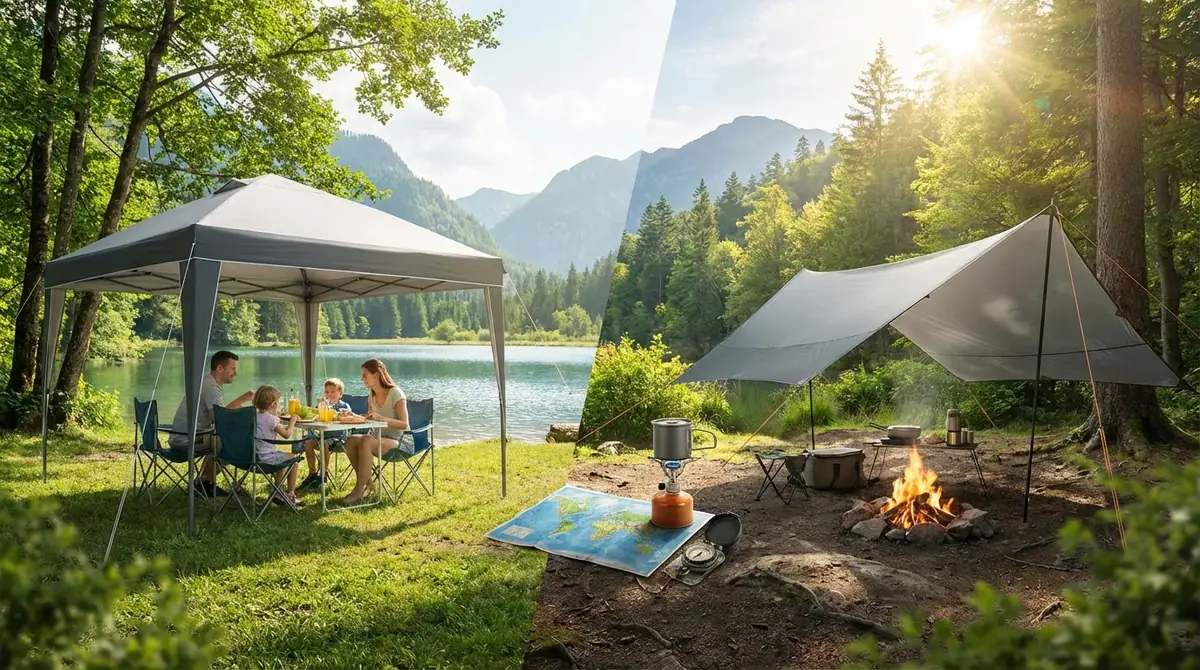 キャノピーで十分？タープを買うべき？判断基準3つ