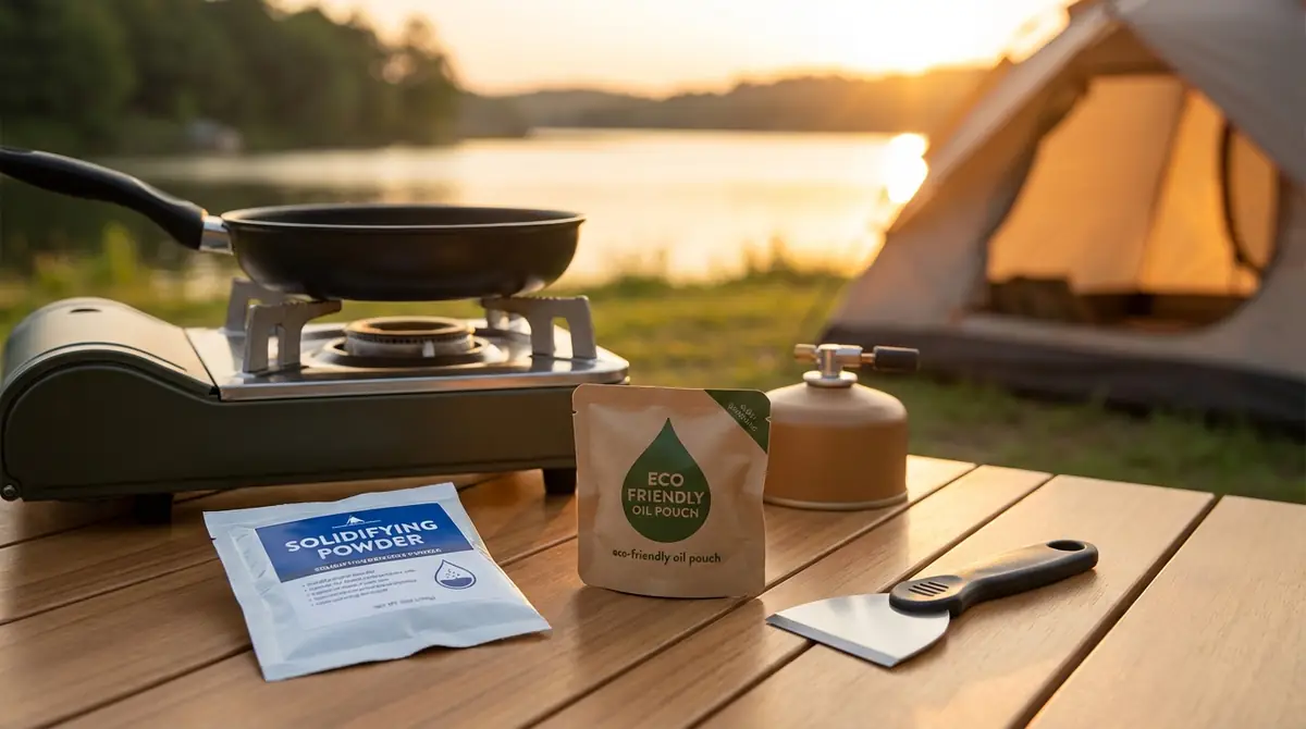 キャンプの油処理に便利なおすすめグッズ3選
