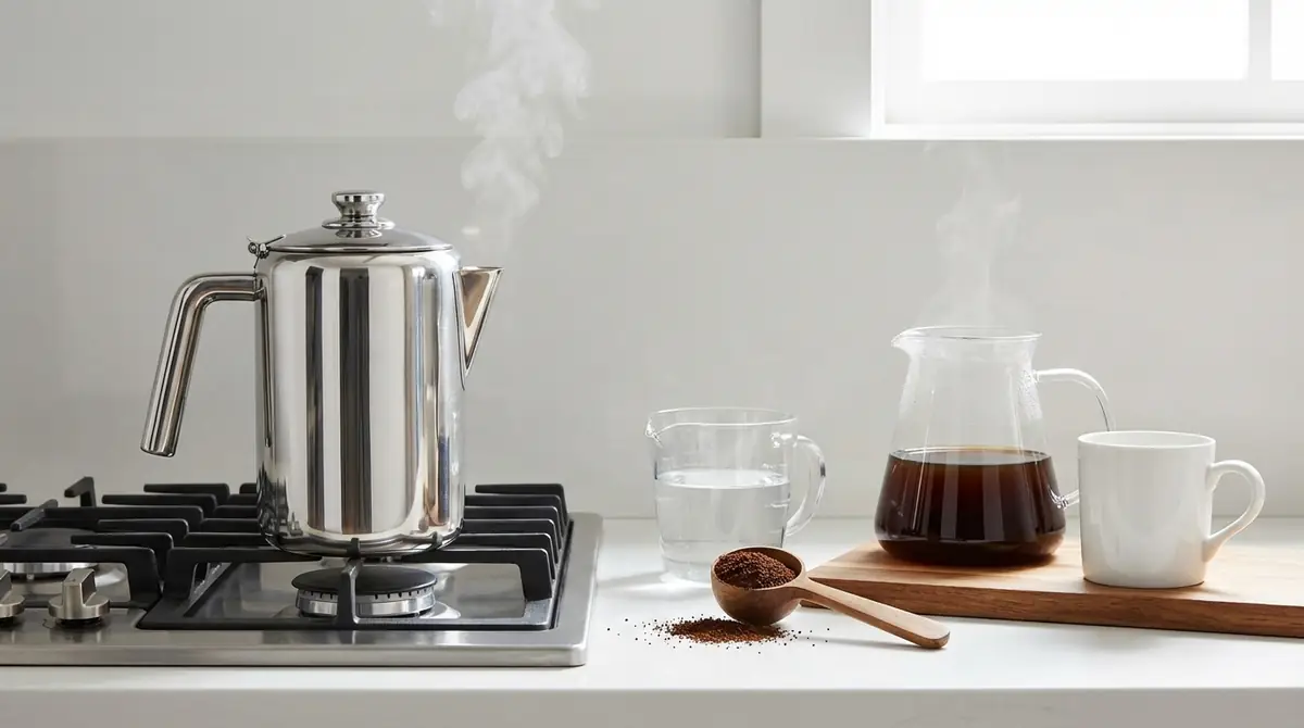 パーコレーターの使い方|美味しく淹れる基本5ステップ