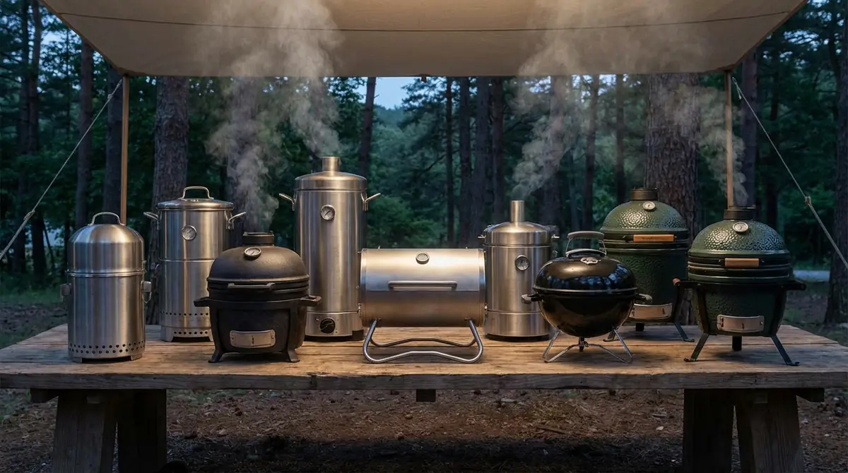 【比較表】キャンプ用スモーカー10製品のスペック一覧