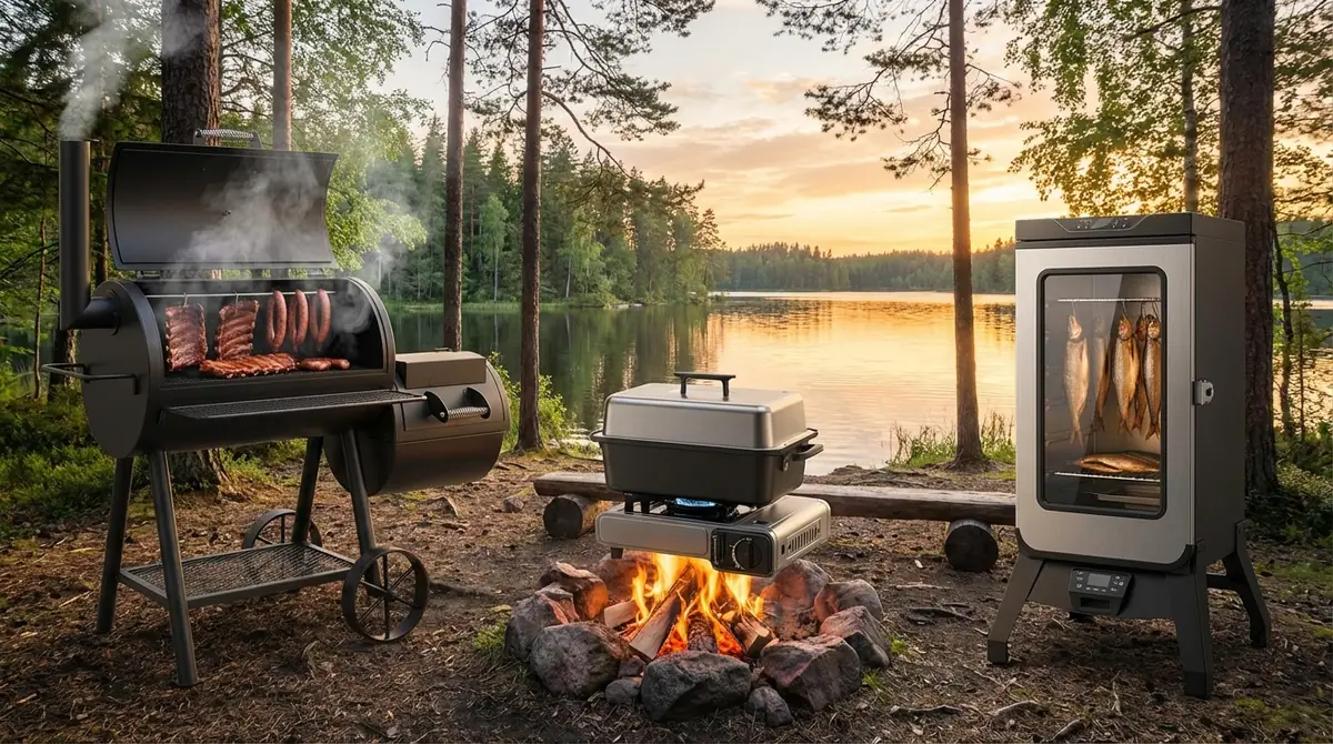 【用途別】あなたにぴったりのキャンプ用スモーカーはこれ