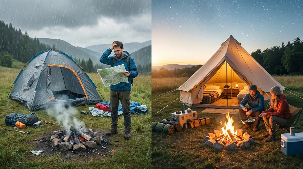 キャンプ初心者がやりがちな失敗5選と対策