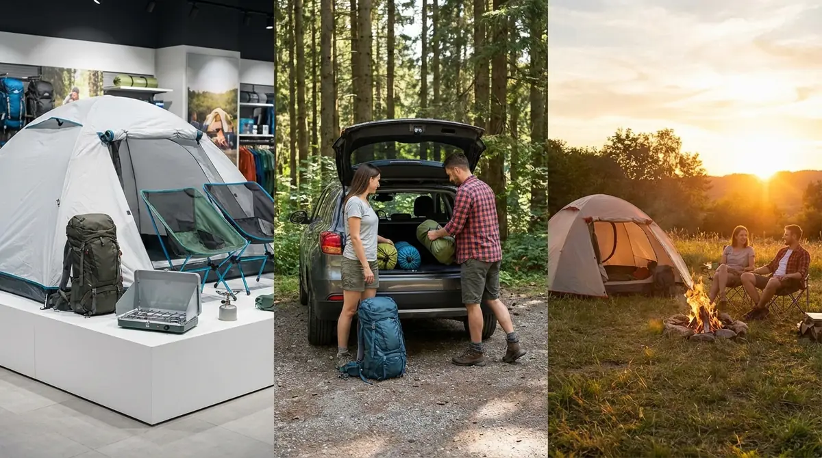 道具購入から初キャンプまでの3ステップ