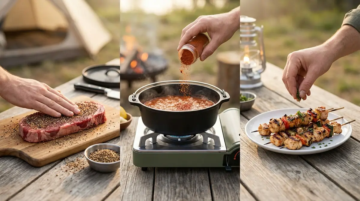 キャンプスパイスの使い方｜基本テクニック3選