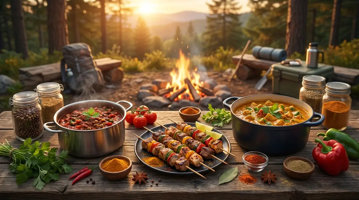 スパイスを使った簡単キャンプ飯レシピ3選