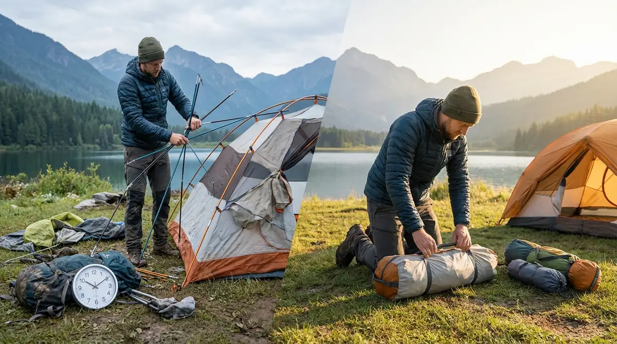 テント撤収に時間がかかる5つの原因と解決策