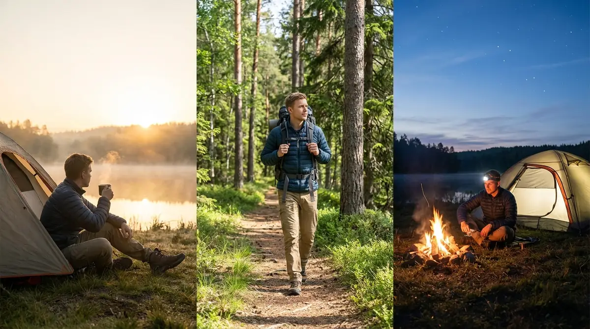 時間帯別に見るソロキャンプの過ごし方モデルスケジュール