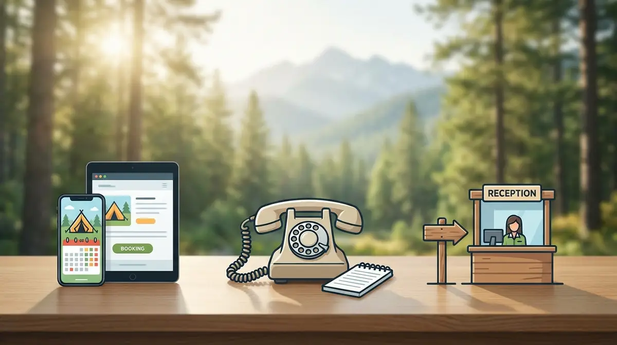 キャンプ場の予約方法は3パターン【それぞれの特徴を解説】