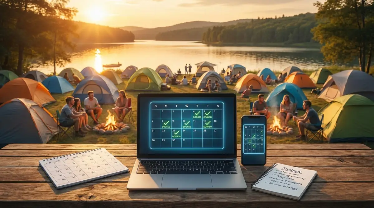 人気キャンプ場の予約を勝ち取る7つのコツ