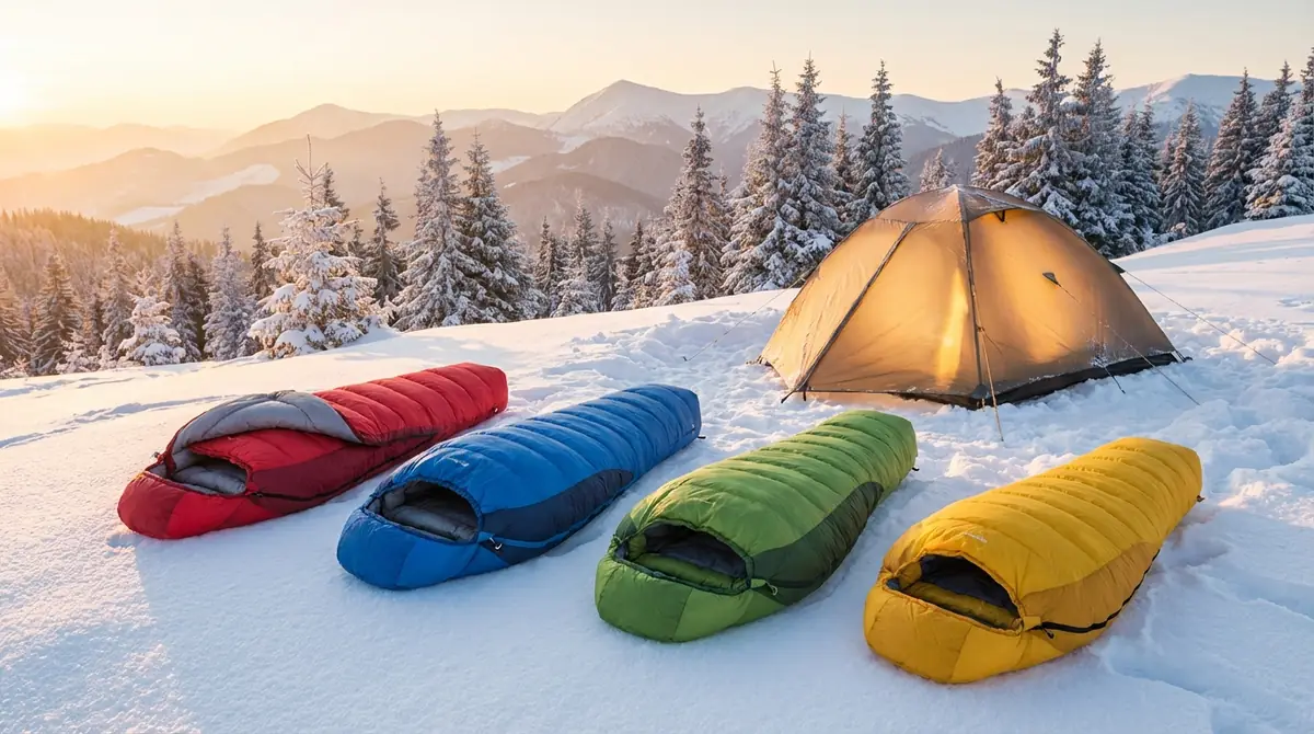 冬用シュラフの人気ブランド4社を徹底比較