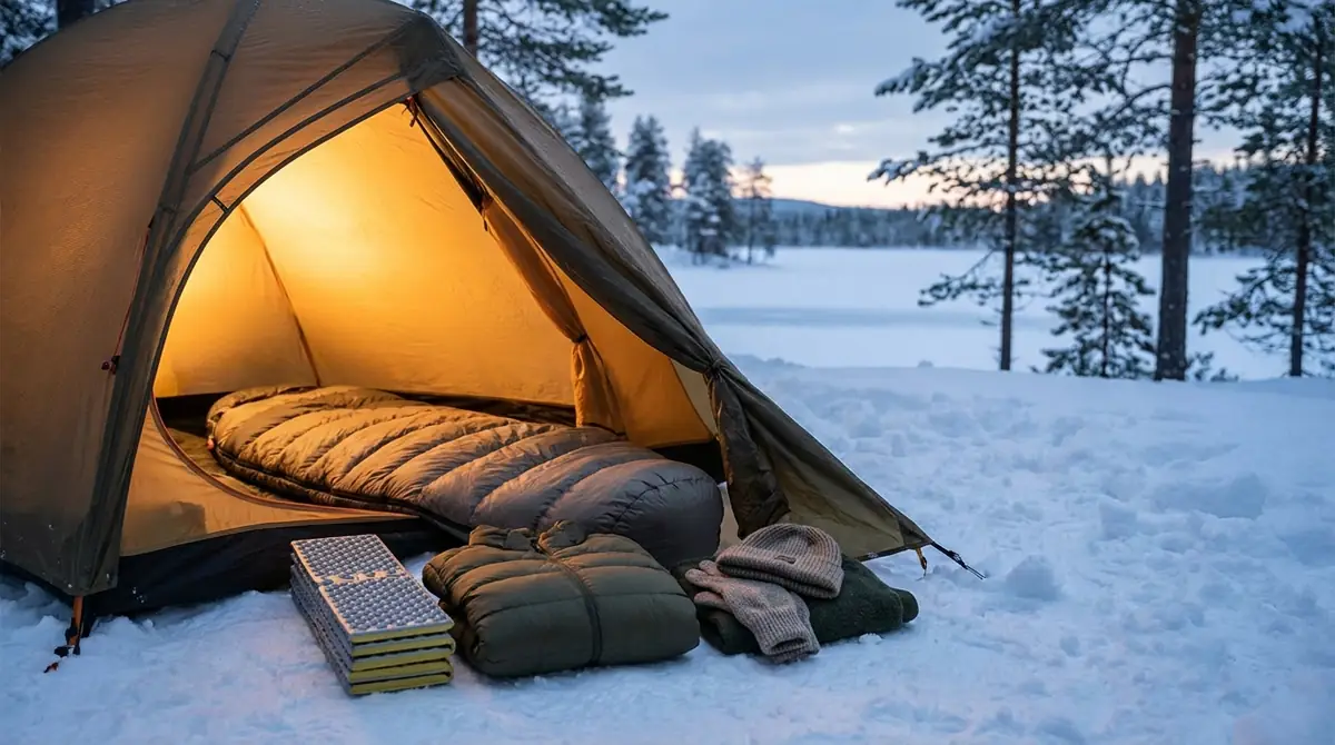 冬用シュラフと一緒に揃えたい防寒アイテム3選