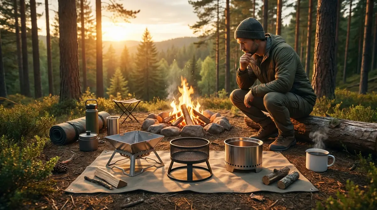 失敗しないソロ用焚き火台の選び方｜5つのチェックポイント