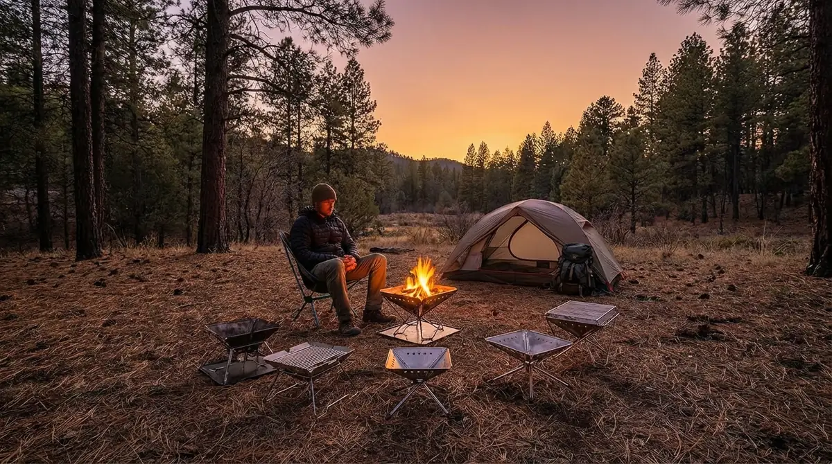 【ソロキャンプ向け】軽量コンパクトな焚き火台おすすめ5選