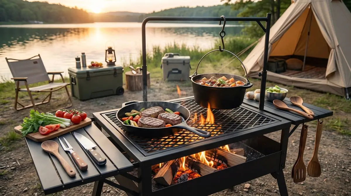【調理重視派向け】料理しやすい焚き火台おすすめ3選