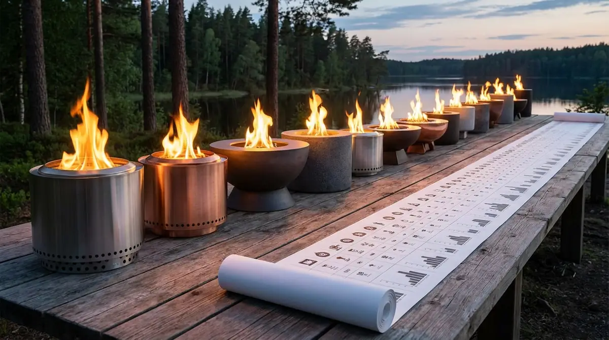 焚き火台おすすめ15選スペック比較一覧表