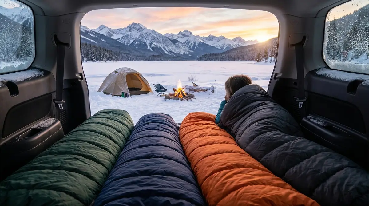 【冬用】化繊シュラフおすすめ4選｜冬キャンプ・車中泊に