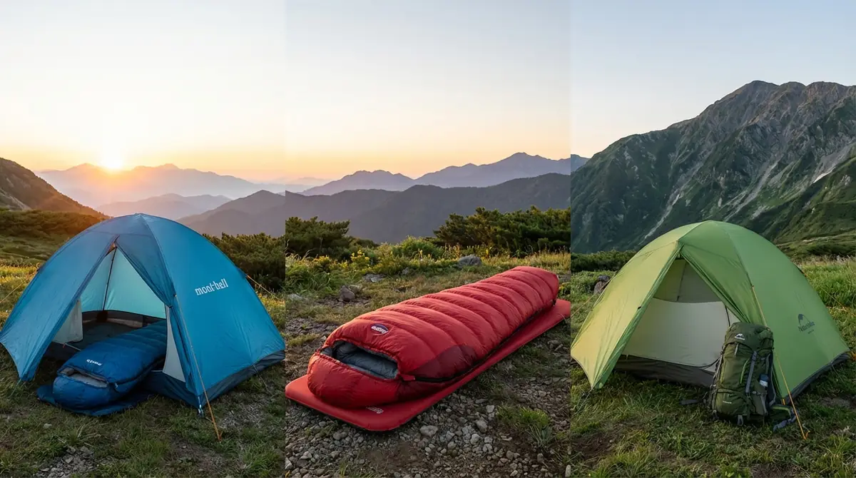 人気3ブランド徹底比較｜モンベル vs イスカ vs ネイチャーハイク