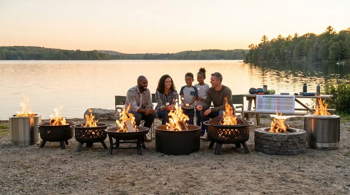 【一覧表】ファミリー向け焚き火台10選のスペック比較