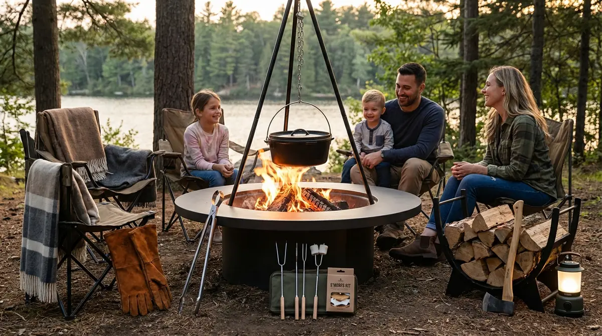 ファミリー向け焚き火台と一緒に揃えたい関連ギア5選