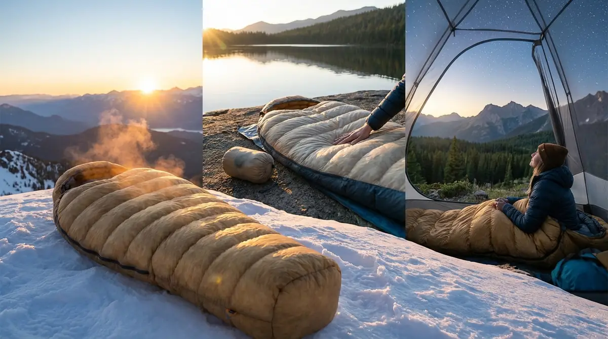 ダウンシュラフが選ばれる3つの理由