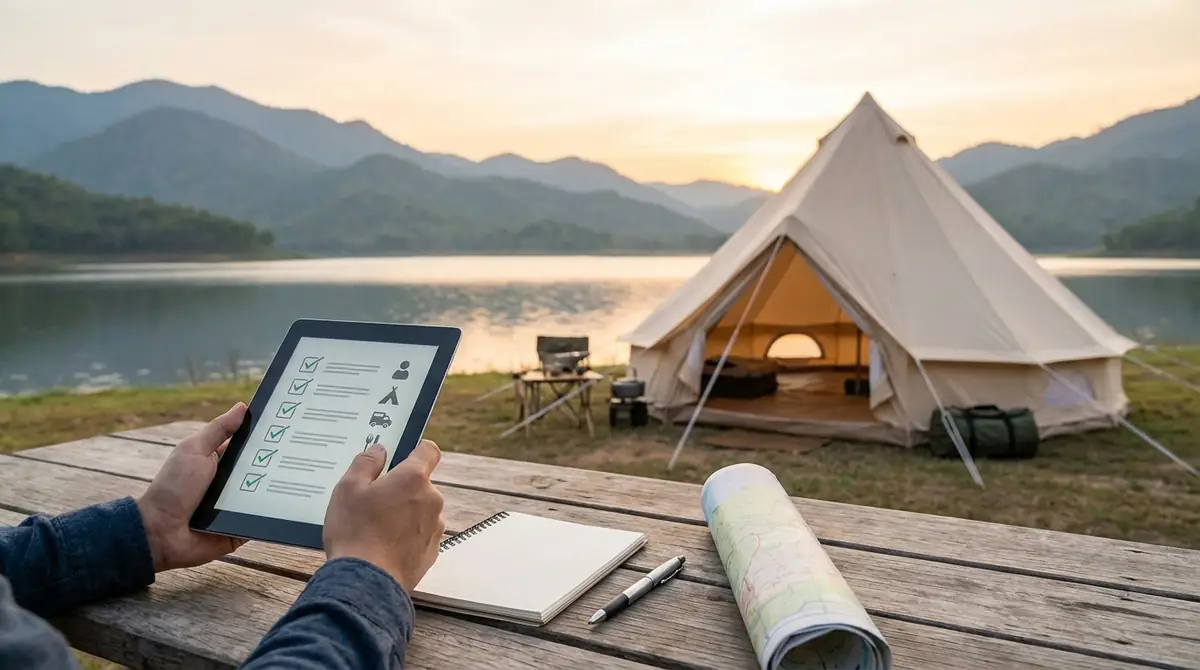 テントレンタル予約前チェックリスト